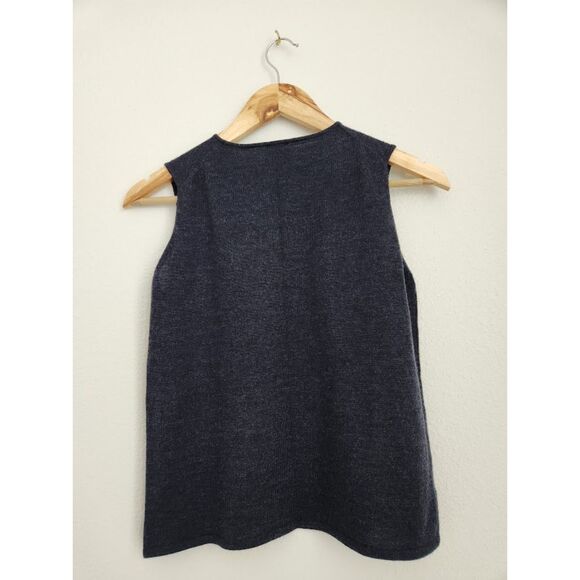 Eileen Fisher 100% Merino Wool Knit Tank Top | Size XS - Picture 4 of 8